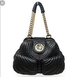 COLLECTIBLE! Henri Bendel - quilted black …